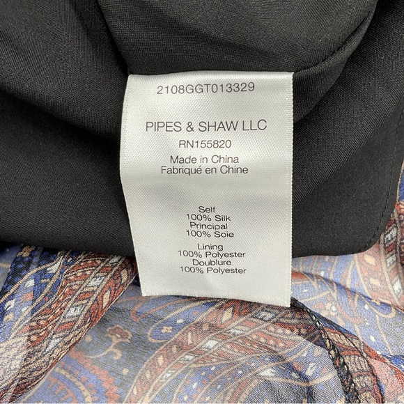 Veronica Beard NWT Trixie Silk Handkerchief Chiffon Ruffle Asymmetric Midi 4 - Picture 15 of 16